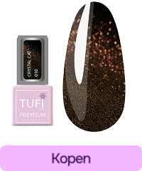 TUFI profi PREMIUM hybride lak Crystal Cat 10 Topaz 8 ml